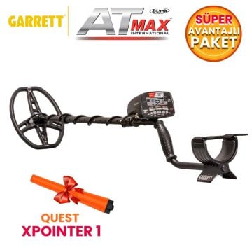 At Max International Dedektör (8,5x11'' DD Başlıkla) X Pointer 1 Avantajlı Paket