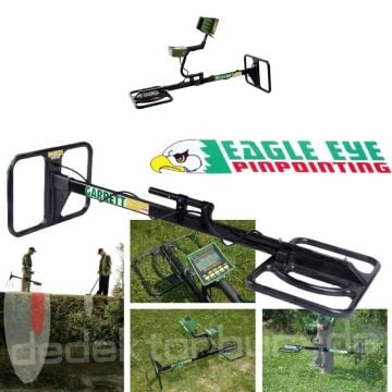 GTI 2500 Define Dedektörü Treasure Hound Eagle Eye Depth Multiplier Paket (9,5 inch ve EagleEye Başlık)