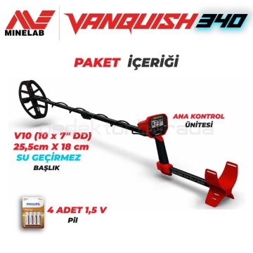 Vanquish 340 Dedektör