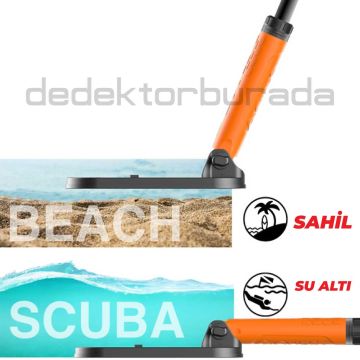 Scuba Tector PRO Su Altı Dedektörü&Sahil Arama Dedektörü - Arama Kollu