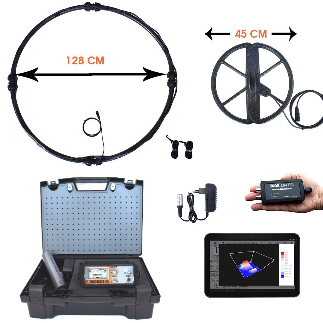 Geosensis X3 Derin Arama Dedektörü - 3D Pro Paket