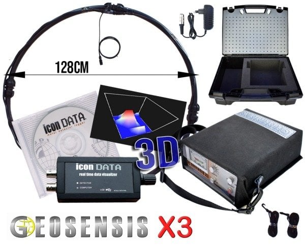 Geosensis X3 Derin Arama Dedektörü - 3D Pro Paket