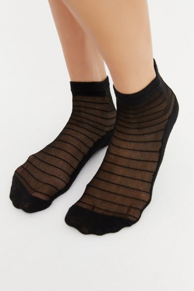 6’lı Paket Tül Çorap Seti - Siyah