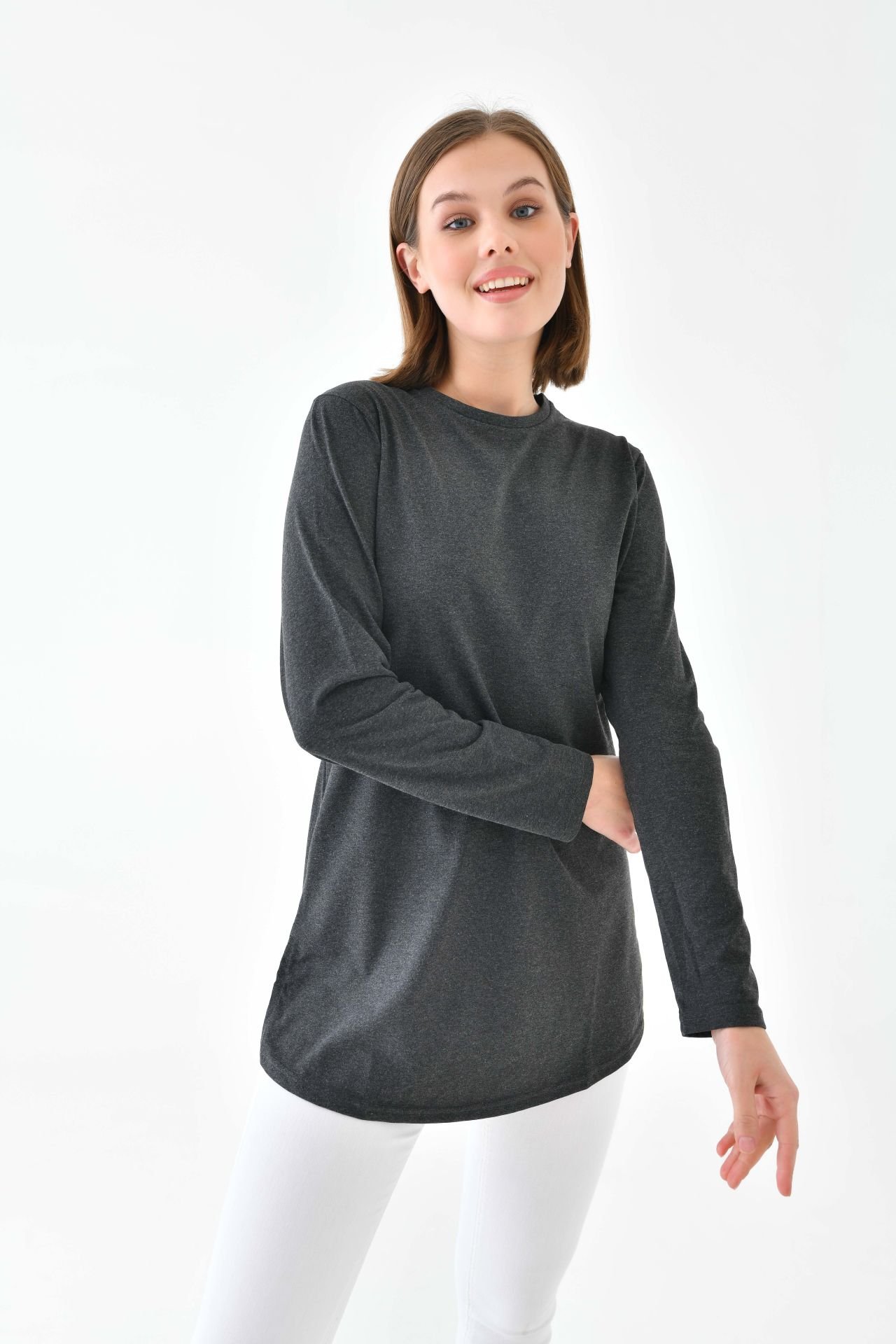 Klas Basic Tunik - Füme