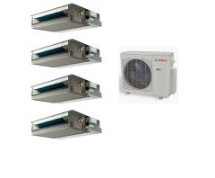 Bosch Multi Kanallı İnverter Klima 42000 Btu 1 Dış + 4 İç Ünite 12000 + 12000 + 12000 + 18000 Btu