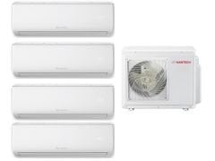 Hantech Multi Split İnverter Klima 32000Btu 1 Dış +4 İç 9000+9000+9000+9000 Btu