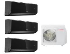 Hantech Multi Split İnverter Klima Black 42000Btu 1 Dış +3 İç 12000+18000+24000 Btu