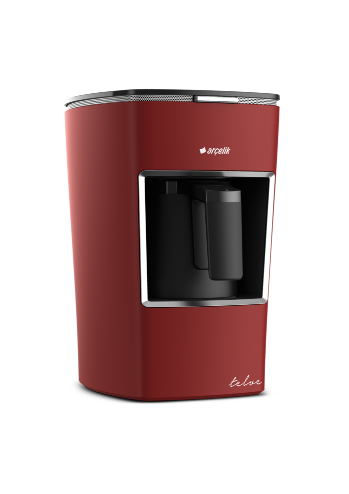 Arçelik K 3300 Kırmızı Mini Telve Türk Kahve Makinası