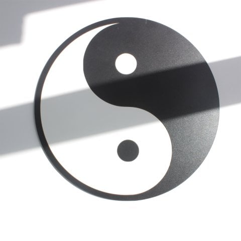 Balance Yin Yang Symbol Design Wanddekoration