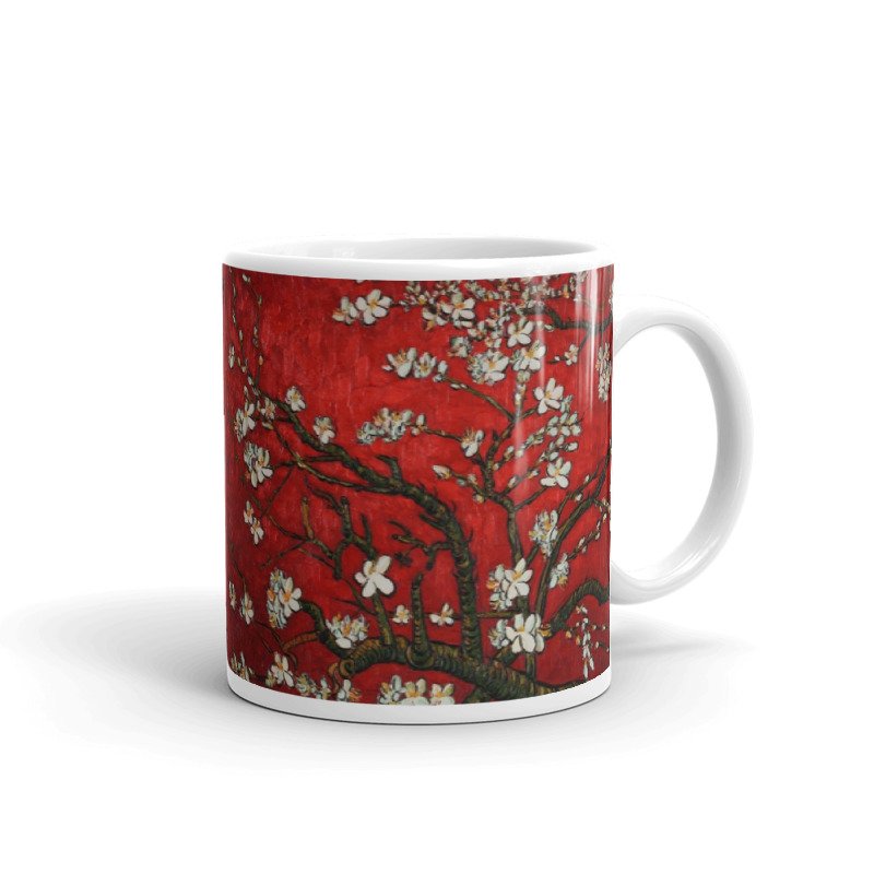 Mandelblüte Van Gogh Tasse mit bedrucktem Design