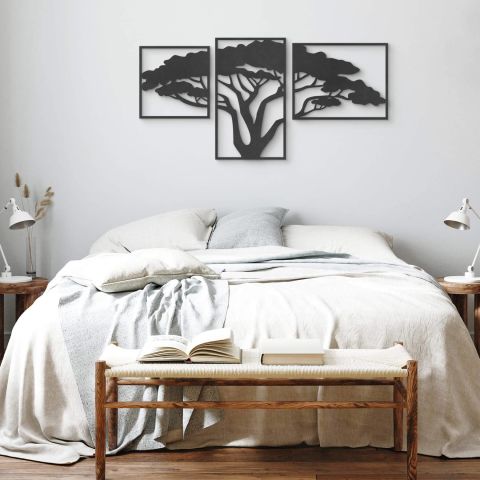 African Trees Design Wood Design Wall Decor