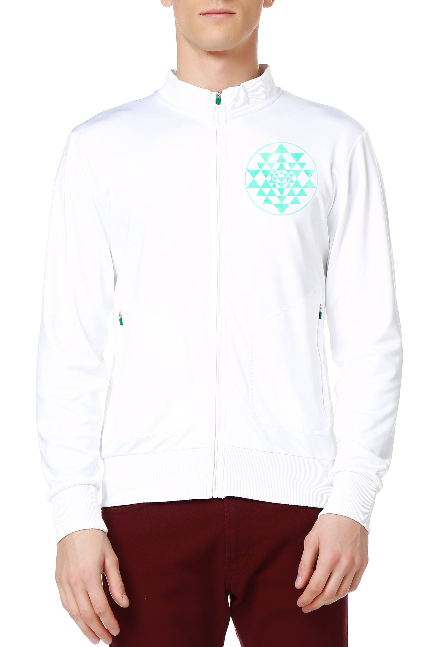 Fermuarlı Tasarım Erkek Sweatshirt