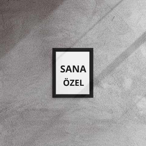 Kendin Tasarla Çerçeveli Tablo Kişiye Özel