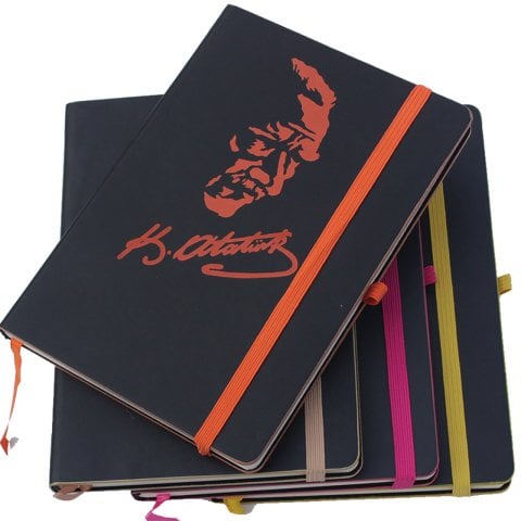 Atatürk Design Printed Notebook with Cover