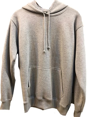 Mumu Schwarzer übergroßer Hoodie Basic Unisex-Sweatshirt