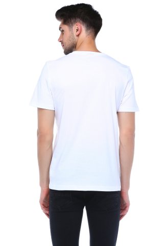 Mumu Beyaz Basic Unisex Tshirt