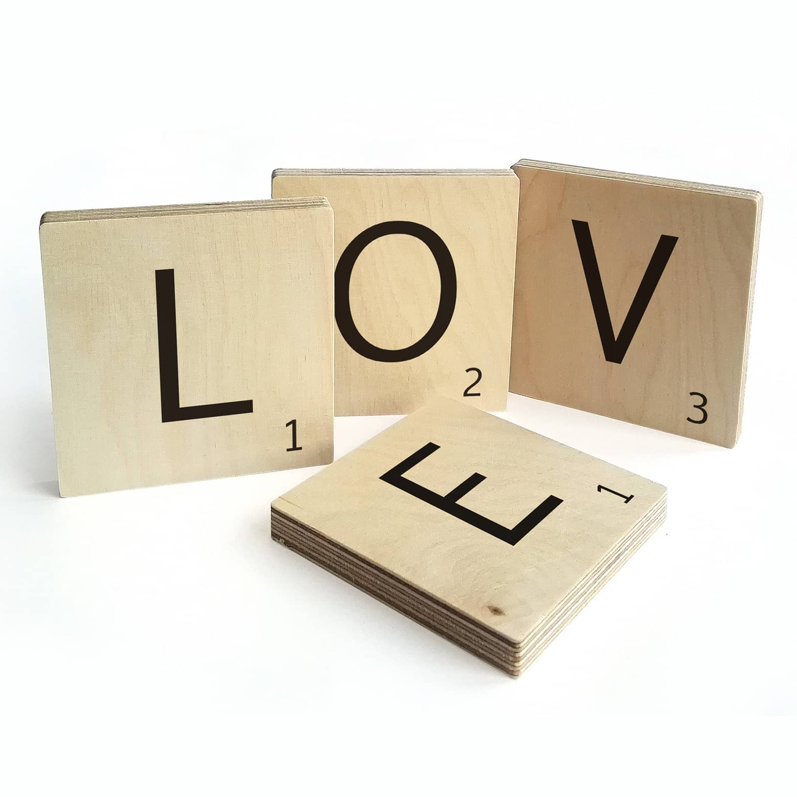Scrabble Game Design Wall Decoration Letters Personalized Wall Writings