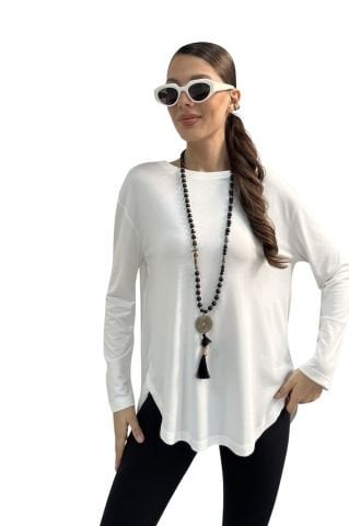 Uzun Kollu Bol Kesim Bluz