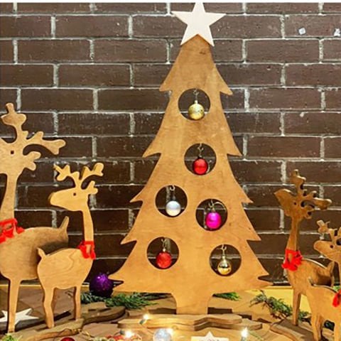 Yılbaşı Dekor Seti Yılbaşı Ağacı