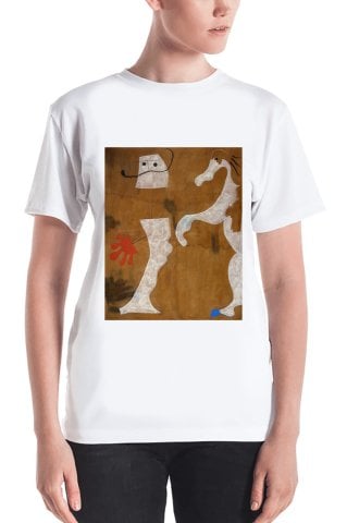 Joan Miro Eseri Baskılı Tasarım Tişört