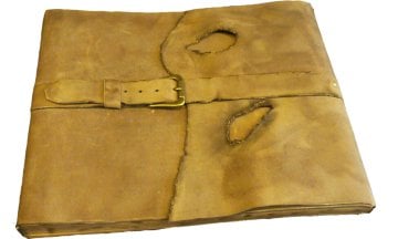 Handgefertigtes Fotoalbum mit Lederüberzug
