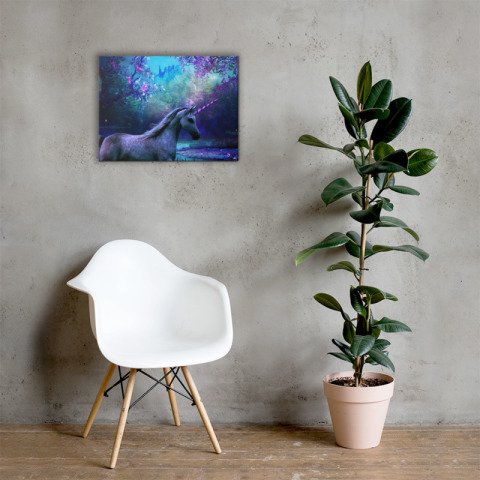 Unicorn Unicorn Imagination Canvas Painting