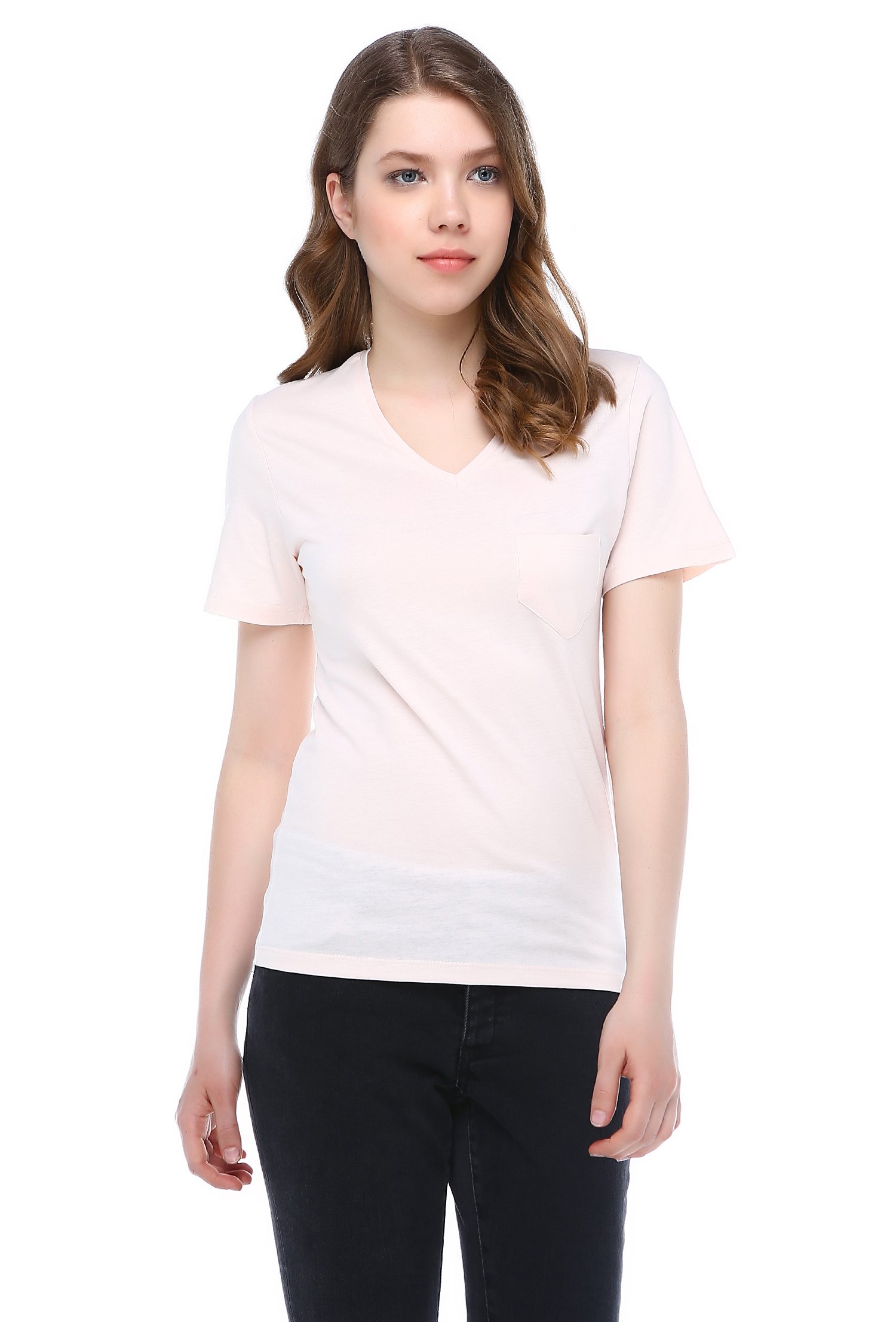 Sakura V Yaka Basic Tshirt