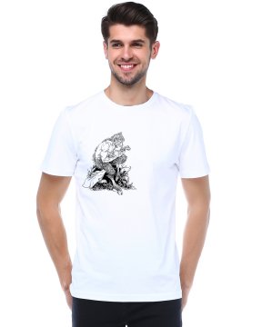 Crew Neck Printed T-Shirt
