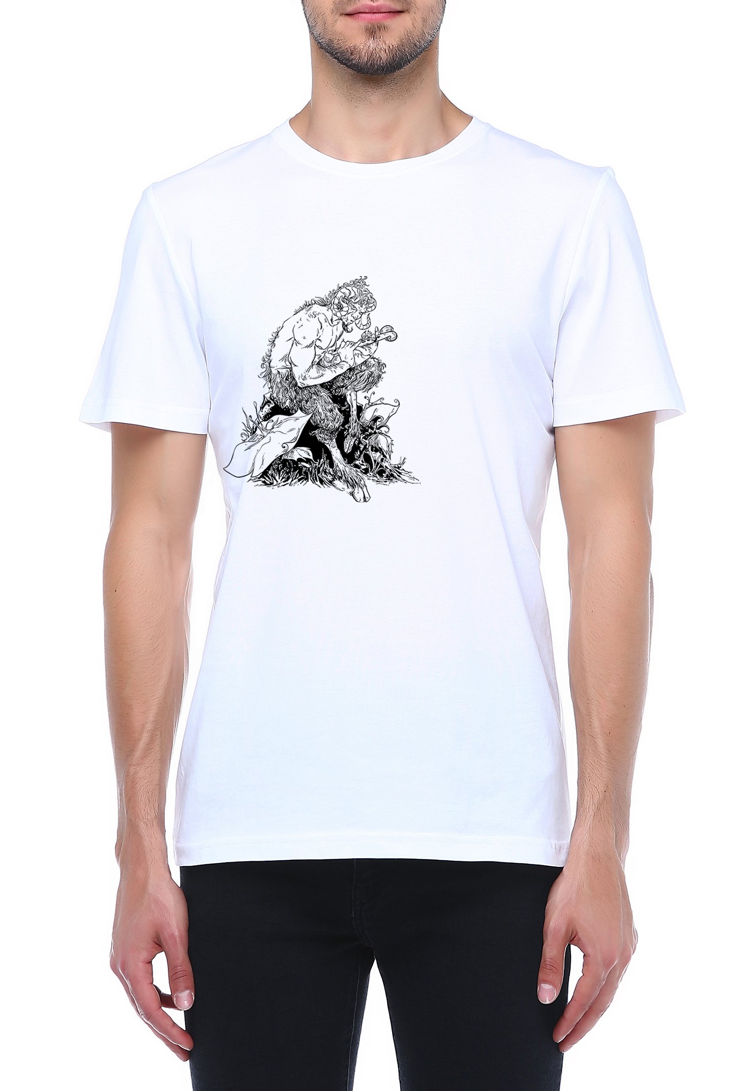 Crew Neck Printed T-Shirt