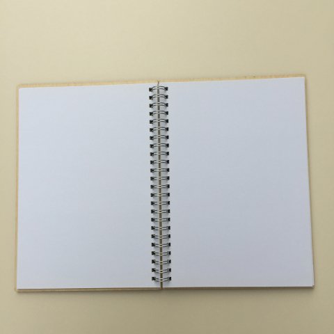 Design Notizbuch Block Note Schnecke Holzeinband