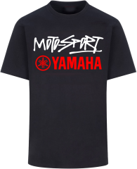 Yamaha Motosport Siyah Erkek T-Shirt  % 100 Pamuk