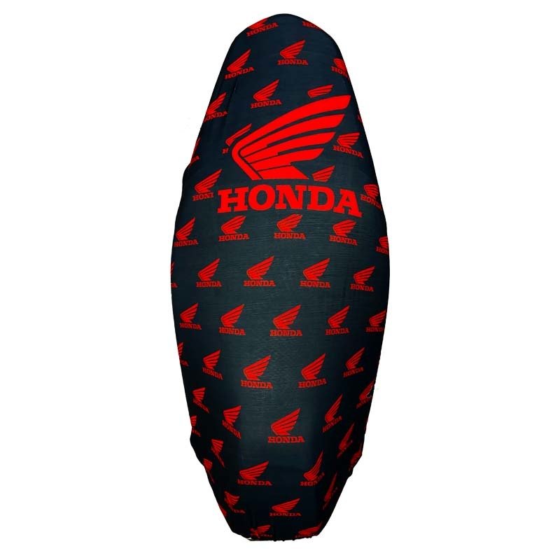 Honda CB 125 E 3D Koltuk Kılıfı Logolu Kırmızı