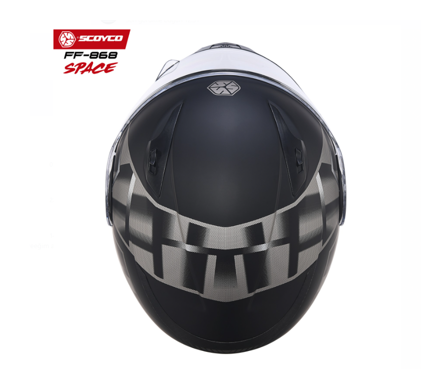 Scoyco Motosiklet Kaskı 868 Space Çene Açılır Kask