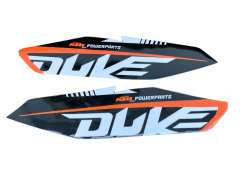 KTM Duke 390 Powerparts Depo Etiket Takımı Siyah Turuncu 2011-2016