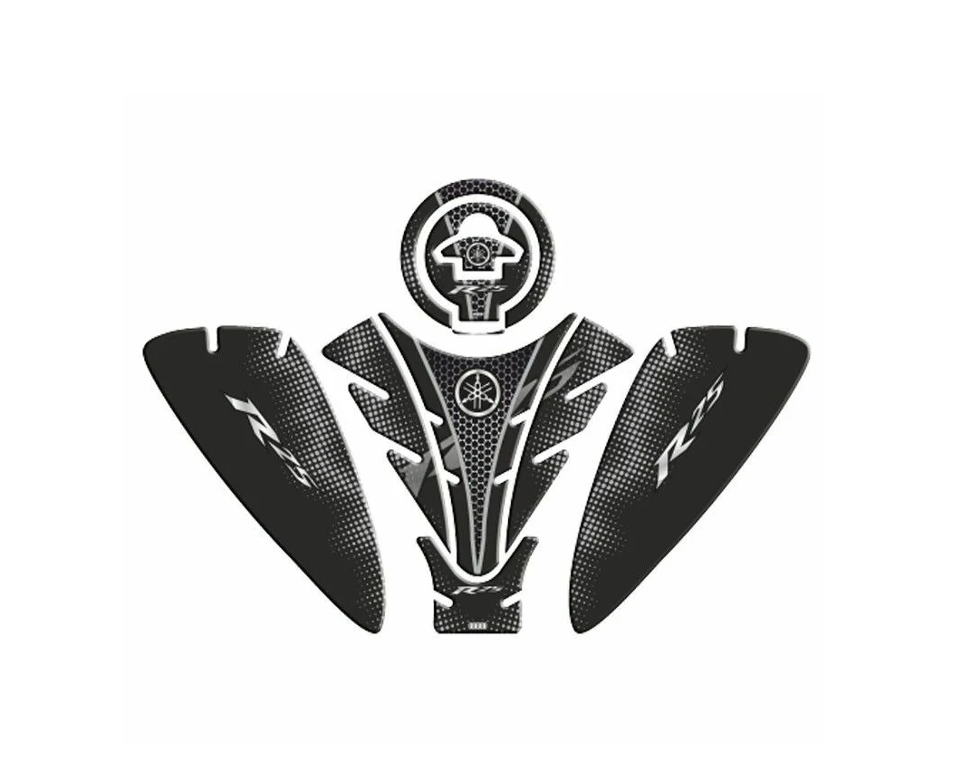 Yamaha YZF R25 Siyah Tank Pad Set 4 Parça 2019 ve Sonrası