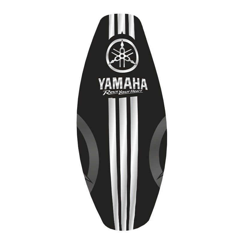 Yamaha YBR 125 Koltuk Kılıfı Desen 7 3 Çizgi Beyaz