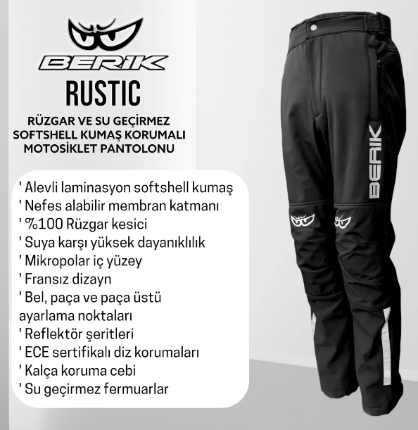 Berik Rustic Motosiklet Pantolonu