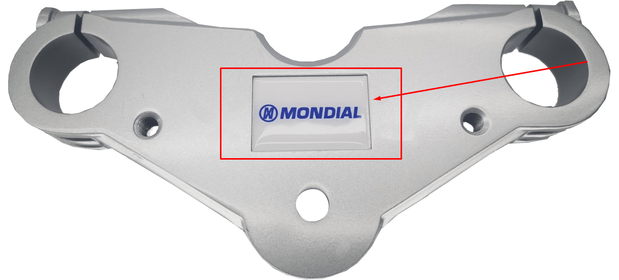 Mondial 125 MH Drift Gidon Tabla Etiketi