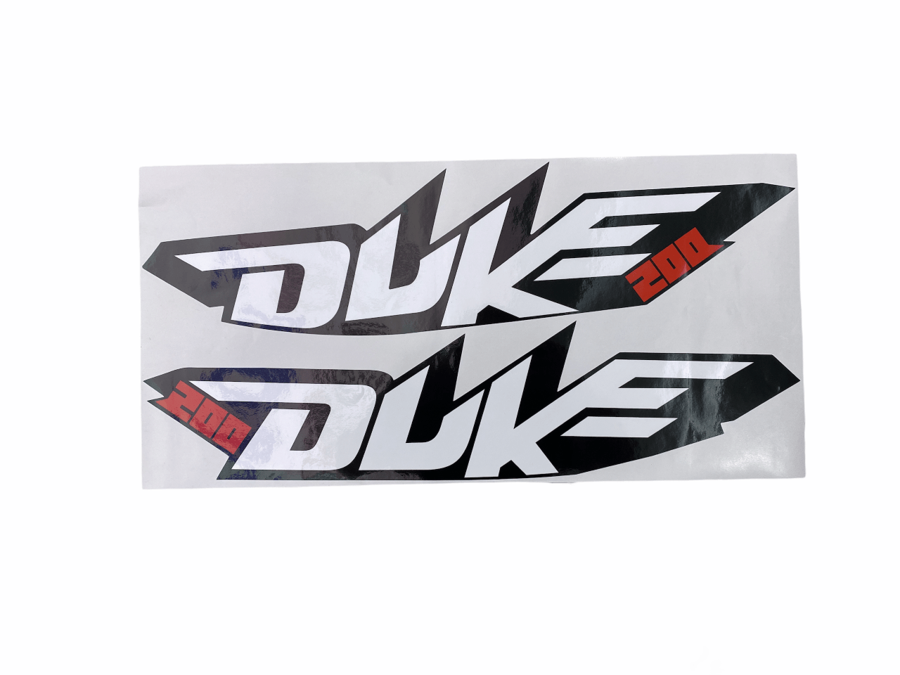 KTM Duke 200 Etiket Seti
