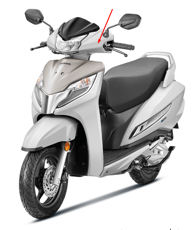 Honda Activa 125 Far Muhafaza Beyaz (2023 Kasa)