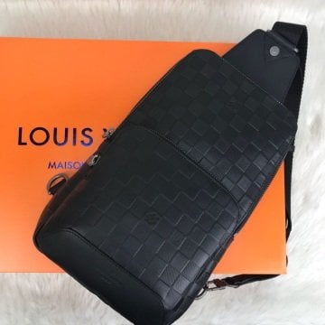 Louis Vuitton Avenue Sling erkek omuz çantası %hakiki deri infini