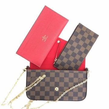 LOUIS VUİTTON FELİCE CLUTCH %100 HAKİKİ DERİ