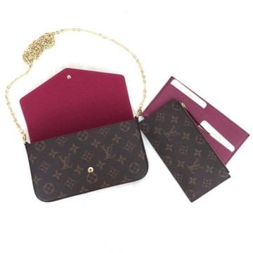 LOUIS VUİTTON FELİCE CLUTCH %100 HAKİKİ DERİ
