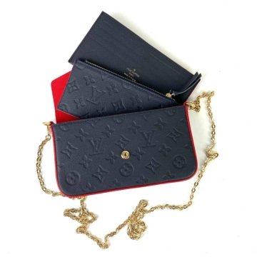 LOUIS VUİTTON FELİCE CLUTCH EMPREİNTE %100 HAKİKİ DERİ