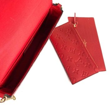 LOUIS VUİTTON FELİCE CLUTCH EMPREİNTE %100 HAKİKİ DERİ
