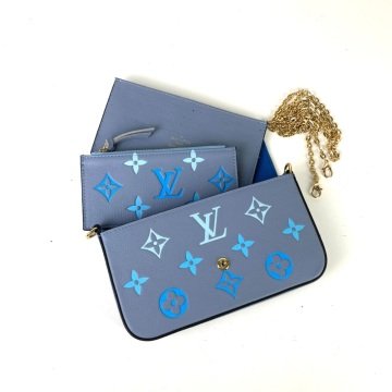 LOUIS VUİTTON FELİCE CLUTCH EMPREİNTE %100 HAKİKİ DERİ