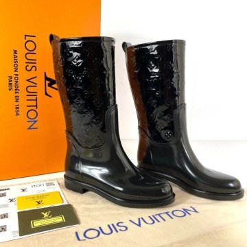 LOUİS VUİTTON DROPS FLAT HALF BOOTS %HAKİKİ DERİ