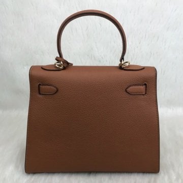 HERMES KELLY 25 LİK BAG %100 HAKİKİ DERİ TABA