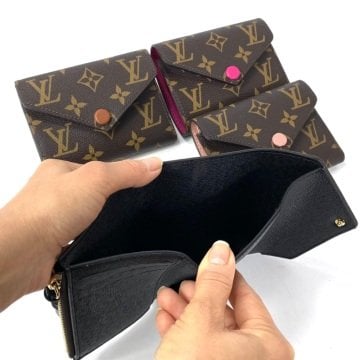 LOUIS VUİTTON VİCTORİNE WALLET MONOGRAM  %100 HAKİKİ DERİ CÜZDAN  KLASİK SİYAH
