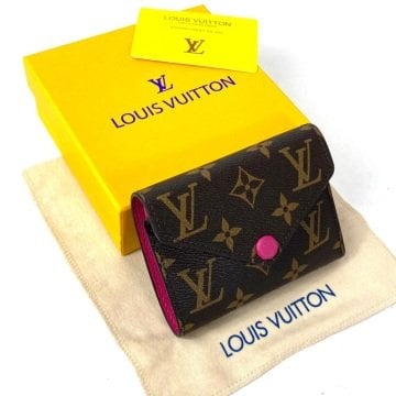 LOUIS VUİTTON VİCTORİNE WALLET MONOGRAM  %100 HAKİKİ DERİ CÜZDAN  KLASİK FUŞYA